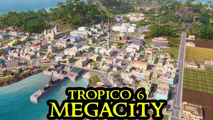 METRO SYSTEM - Tropico 6 MEGACITY #09 - Fresh Start City Builder ALL DLCs Strategy