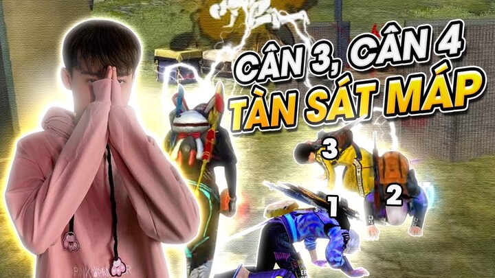 (FREEFIRE) CÂN 3 CÂN 4, SÂN CHƠI MAP LỚN GỌI TÊN " MA GAMING"