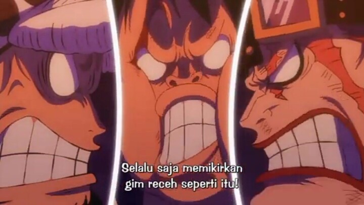 kekonyolan Luffy, Kid, & Law.