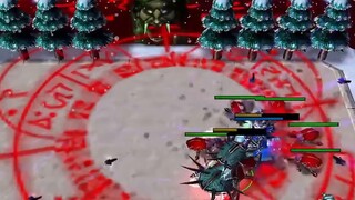 In Warcraft III, who can escape the White Tiger's barrier? (Double barrier)