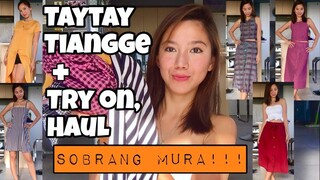 TAYTAY TIANGGE + TRY ON & HAUL 2019 // Sobrang MURA!!! (BAGPI, IGPAI, Masuerte)