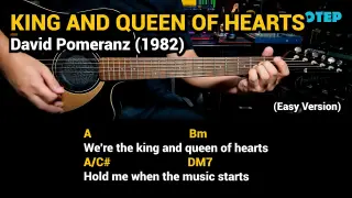 King And Queen Of Hearts - David Pomeranz (1982) - Easy Guitar Chords Tutorial with Lyrics