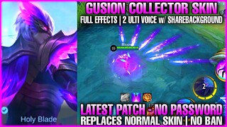 Gusion - Night Owl Script with 2 Ultimate Voice | No Password | Mobile Legends