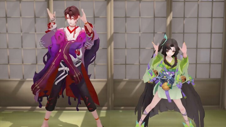 [Onmyoji MMD] Who is my groom // (red with green)