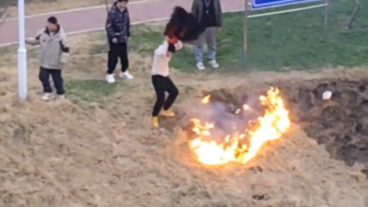Good fellow. You are playing with fire when you are forbidden to play with water?