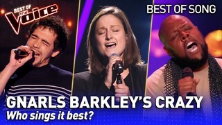 The BEST Gnarls Barkley's CRAZY covers in The Voice | Who sings it best? #4