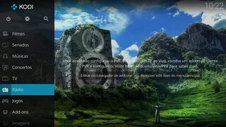 Como trocar imagem da Skin Estuary e Splash do Kodi