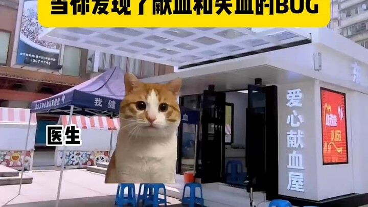 当你发现了献血的BUG