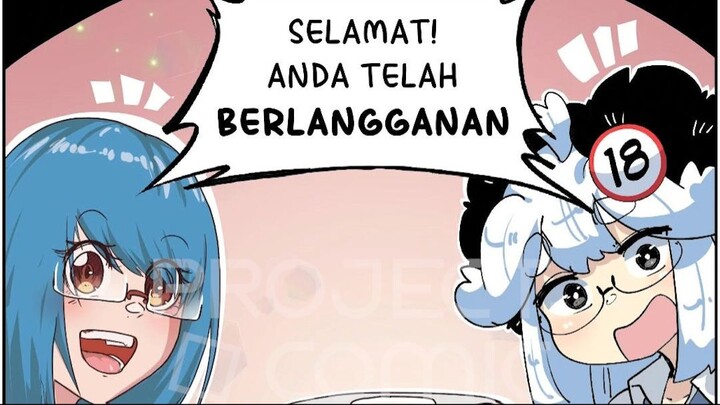 Kedatengan 🌑🌕 [Comic Dubbing Indonesia] Karya: @fiaru.co X @inah.komik