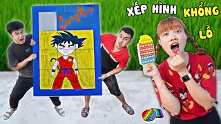 Hà Sam Làm Đồ Chơi Xếp Hình Songoku Khổng Lồ - Ai Xếp Hình Nhanh Nhất ?