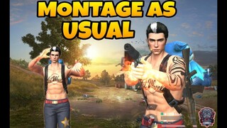 ROS MY MONTAGE 1 vs 3 4 and 5  ( RULES OF SURVIVAL BATTLE ROYALE )