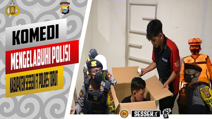 KOMEDI MR.PURRIK MENGELABUHI POLISI, MASUK DALAM KARTON (DUS) FEAT POLRES TORAJA UTARA .