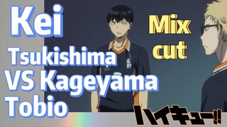 [Haikyuu!!]  Mix cut | Kei Tsukishima VS Kageyama Tobio