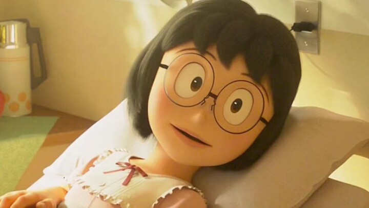 Nobita finally mustered the courage to seek out Shizuka after meeting his father in his youth.