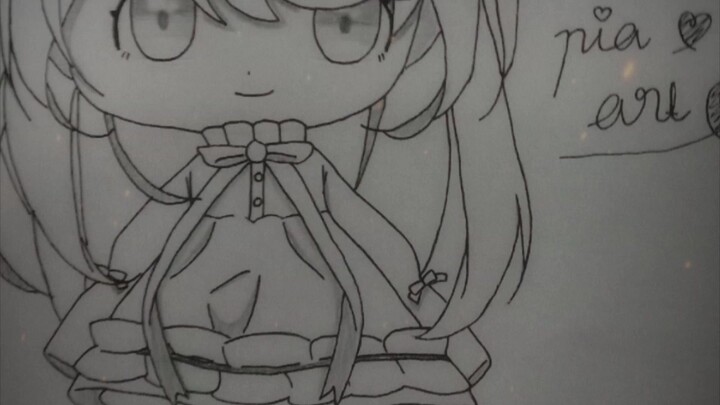 menggambar chibi seru juga :v #art #chibi