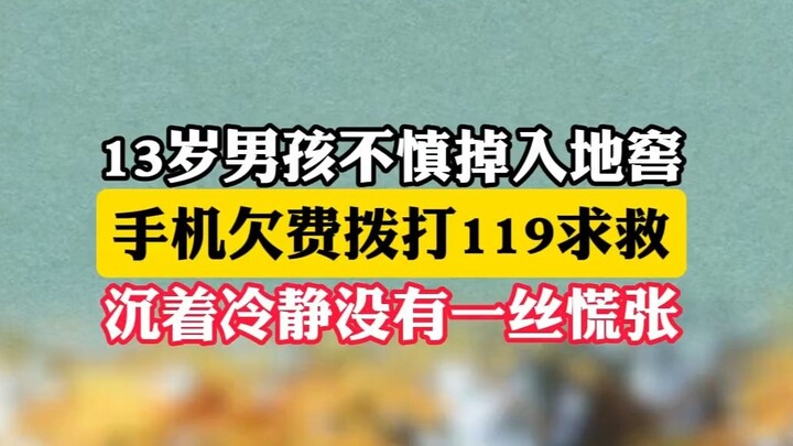 صبي يبلغ من العمر 13 عامًا سقط عن طريق الخطأ في القبو واتصل برقم 119 بسبب نفاد رصيد هاتفه! استغاث به