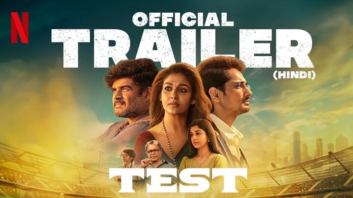 TEST | Madhavan, Nayanthara, Siddharth, Meera Jasmine | Hindi Trailer | Netflix
