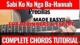 Sabi Ko Na Nga Ba - Hannah Precillas Guitar Chords