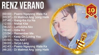 Renz Verano Greatest Hits ~ Best Songs Tagalog Love Songs 80's 90's Nonstop