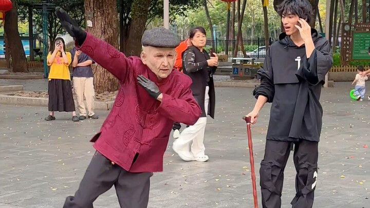 I was about to laugh at the old man bragging, but then he started dancing and I just went silent.