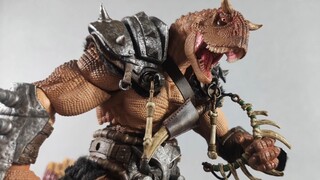 Dinosaur Warriors are here! AXYTOYS Dinosaur Battlefield Carnotaurus Warrior Veteran