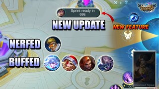 NEW UPDATE - BRUNO NERF, MORE GOLD IN LANES, NEW BATTLE SIGNAL - PATCH 1.4.80 MLBB