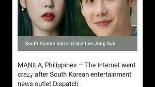 Lee Jong Suk amd IU Dating Rumor