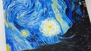 [Saat lukisan terkenal dunia bertemu Liuma] Ribuan bintang dan sungai berputar di langit berbintang 