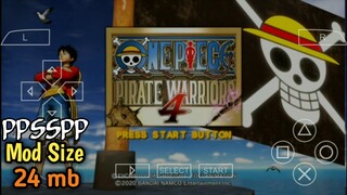 Download One Piece Pirate Warriors 4 Texture Mod Of Romance Dawn PPSSPP Game For Android.