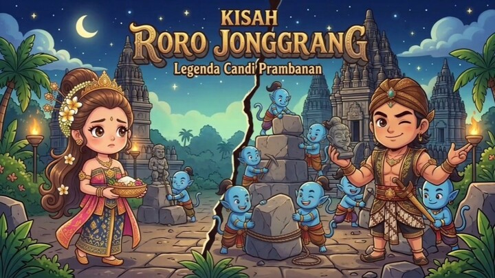 KISAH RORO JONGGRANG🌺 (LEGENDA CANDI PRAMBANAN )