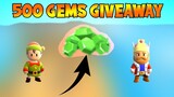 500 Gems Giveaway Stumble Guys!