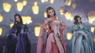 [Jian Wang San MMD] Thousand Lantern Wish (Sister Xiu, Sister Hua, Lady Qin)