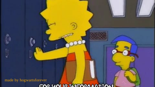 lisa having a sassy side