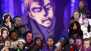 JEAN SMASHES REINER | ATTACK ON TITAN SEASON 4 PART 2 EPISODE 25 ULTIMATE REACTION COMPILATION