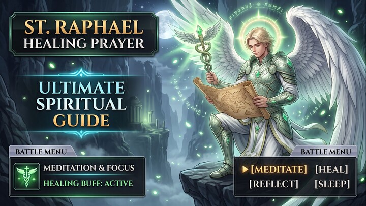 🌿 Divine Healing & Spiritual Guide: Ancient Gregorian Chant to St. Raphael 🕊️