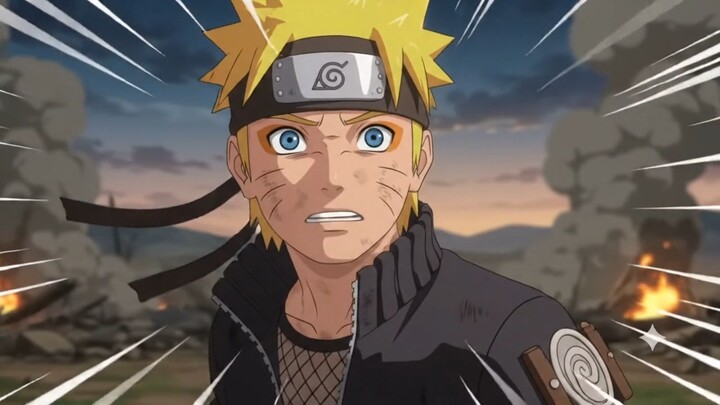 Naruto with Krishna
