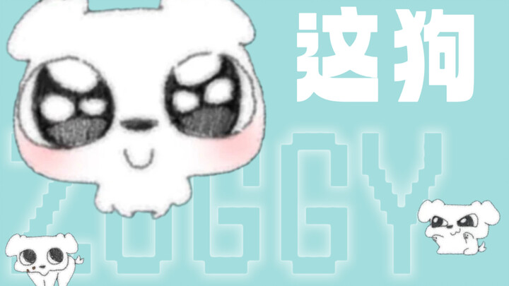 Mau ikutin keinginan si Oranye? Dengan latar biru mint dan mata yang berbinar-binar, anjing ini suda