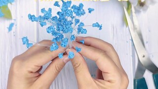 Tutorial manual buket bunga baby's breath