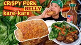 CRISPY PORK BELY KARE KARE | MUKBANG PINOY collab w/@All About MiE