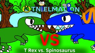 T Rex vs. Spinosaurus