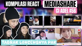 KOMPILASI REACT MEDIASHARE ADEL #56 - TABRAK LONCENGNYA PAK