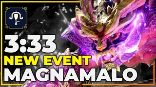 NEW EVENT MAGNAMALO LIGHTBOWGUN 3:33 | MONSTER HUNTER RISE