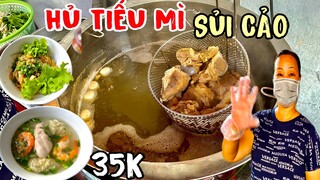 Phát hiện té ngửa Hủ Tiếu Mì Sủi Cảo 35K độc đáo thuộc hàng ngon nhất Sài Gòn | HiepVlog # 65