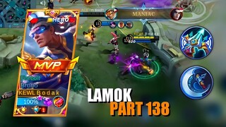 LAMOK PART 138 | BRUNO BEST BUILD AND EMBLEM SEASON 24 | Mobile Legends Bang Bang