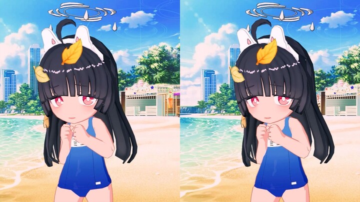 【MMD】Nude-eye 3D丨Parallel eyes cannot be seen in the beauty game
