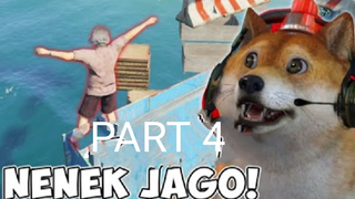 NENEK JAGO PENANTANG MAUT!! PARKOUR DI ATAS LAUT!! - GTA 5 Mod Indonesia PART 4