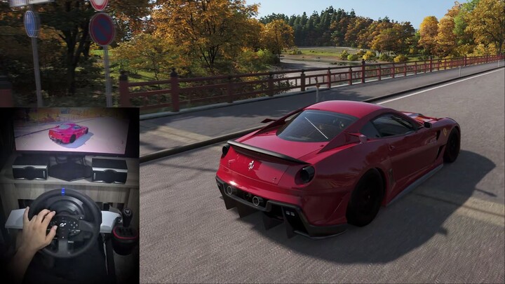 Ferrari 599XX Pure Spund Forza Horizon 6 Steering Wheel Gameplay