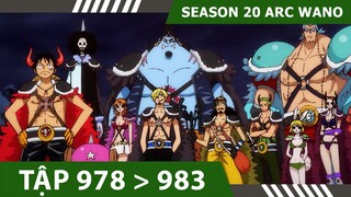 Review One Piece [#SS20] - P19 ARC WANO 💀 Tóm tắt Đảo Hải Tặc Tập 978,979,980,981,982,983
