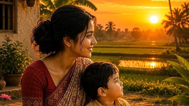 Mommy, where does the sun go?" 🥺 Little Saifan's sweet question ❤️