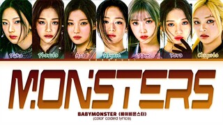BABYMONSTER "MONSTERS" (FULL VERSION) Lyrics (Color Coded Lyrics) | AI COVER ^@seulgisun^